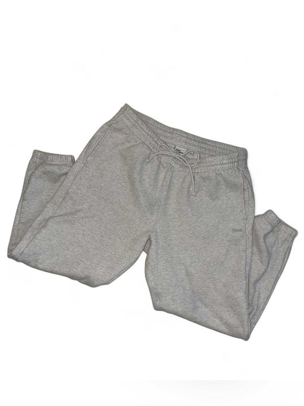 Aritzia TNA Sweatfleece Cozy Fleece Boyfriend Fit Grey Sweatpants Size XL